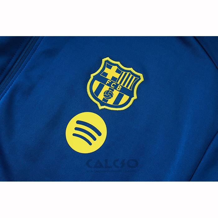 Tuta da Track di Giacca FC Barcellona Bambino 2026-2027 Blu Giallo